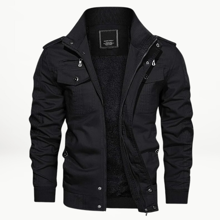 Vincent | Stylish Fleece Lining Military Jacket