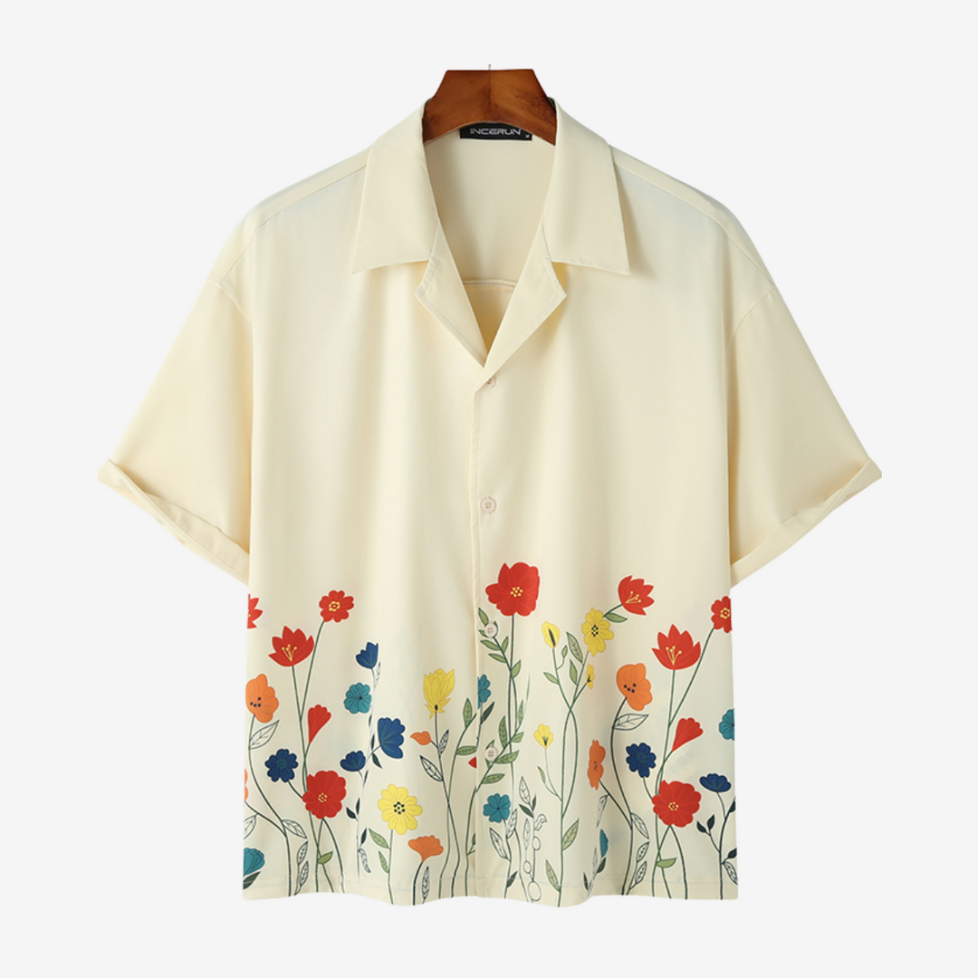 Jessica | Stylish Floral Button-Up Shirt