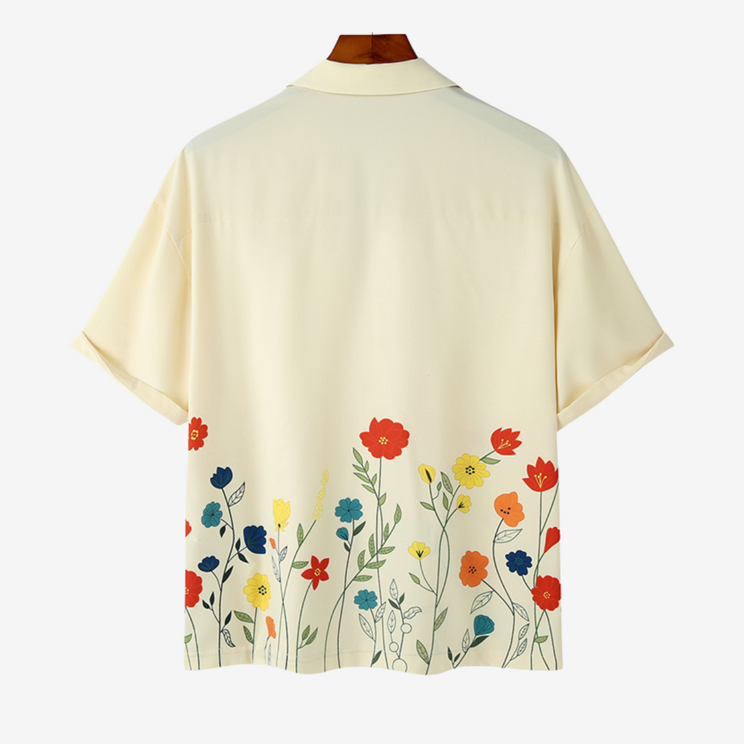 Jessica | Stylish Floral Button-Up Shirt