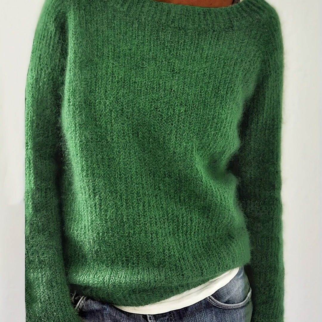 FREYA | Solid Crew Neck Sweater