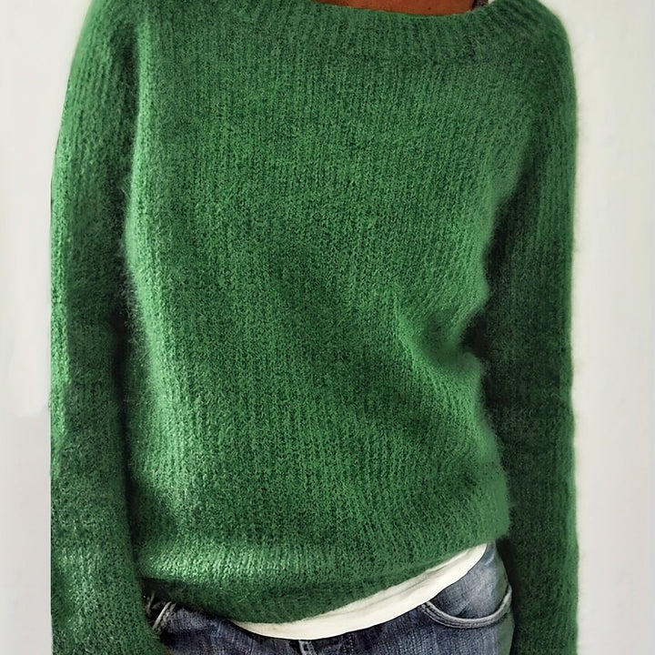 FREYA | Solid Crew Neck Sweater