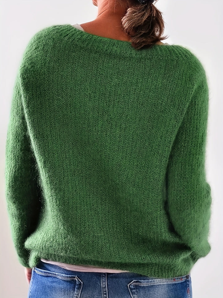 FREYA | Solid Crew Neck Sweater