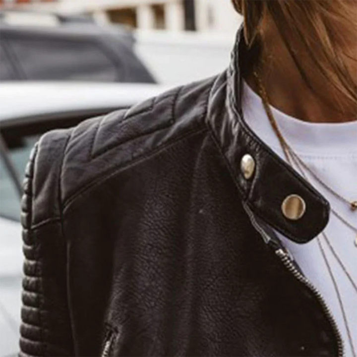 Rosie | Stylish Biker Leather Jacket
