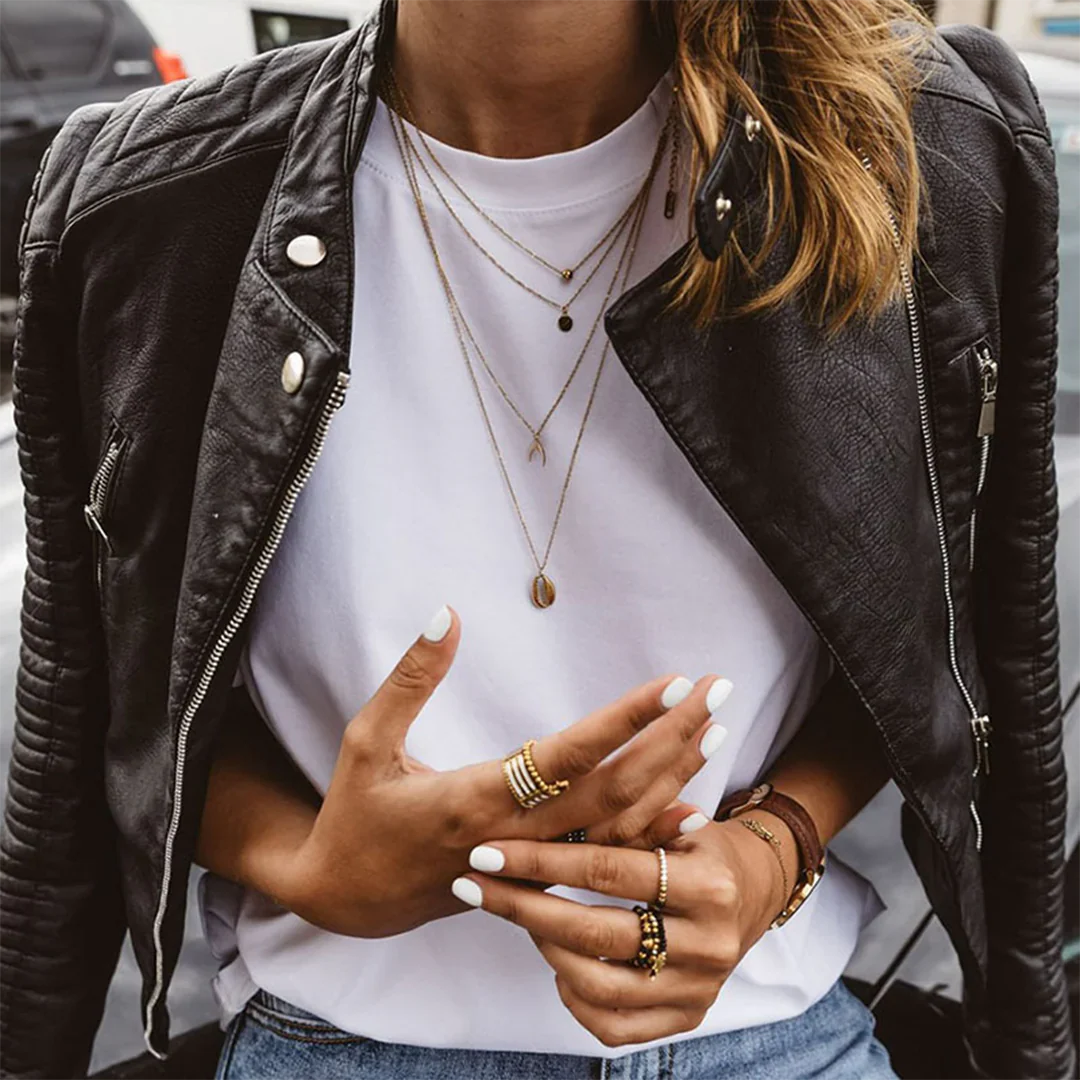 Rosie | Stylish Biker Leather Jacket