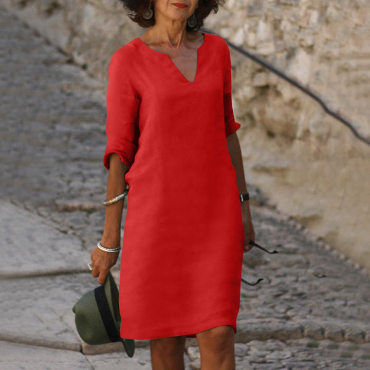 Jocelyn | Stylish V-Neck Dress