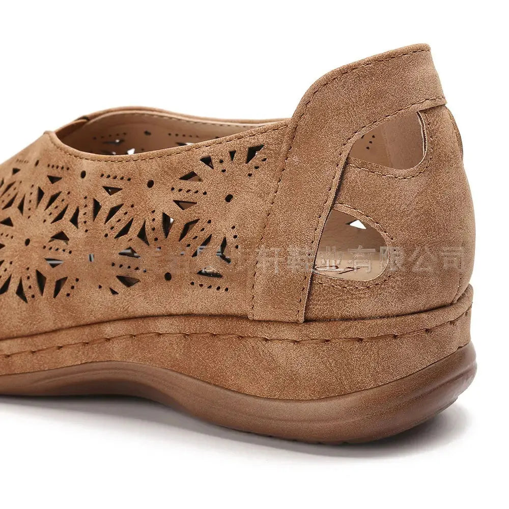 Scarlett | Stylish Perforated Slip-On Shoes