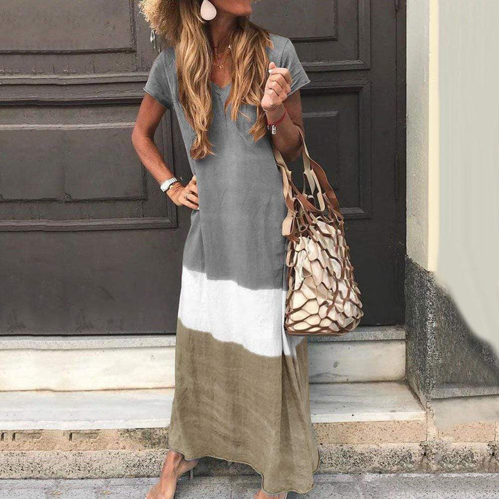 Marigold™ | Block Maxi Dress