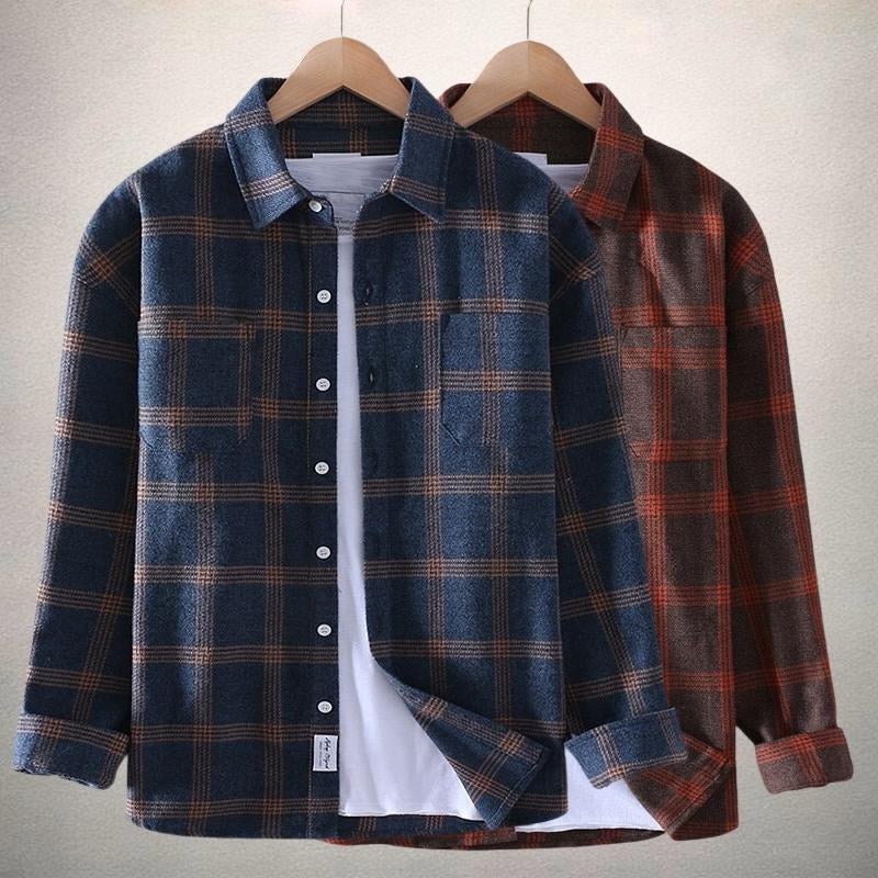 Noah | Stylish Checkered Button-Down Shirt