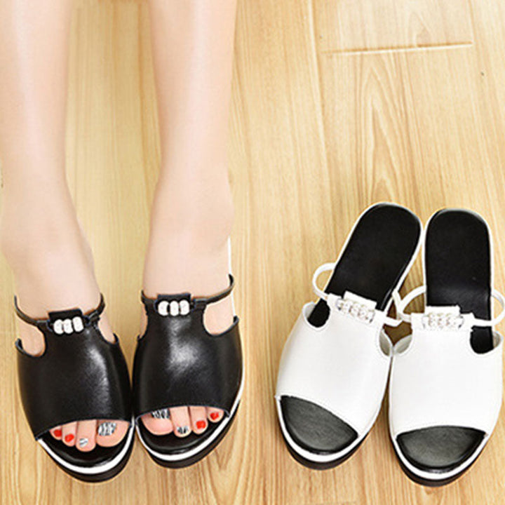Addison | Stylish Wedge Slip-On Sandals
