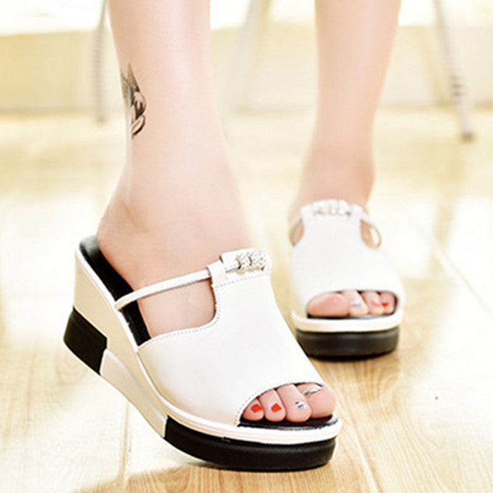 Addison | Stylish Wedge Slip-On Sandals