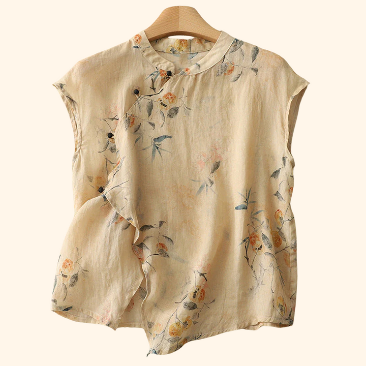 AMARA - LINEN TOP