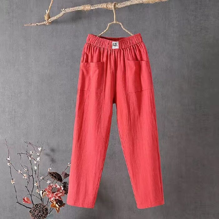 Ashley | Relaxed Fit White Pants