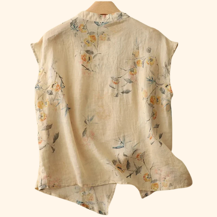 AMARA - LINEN TOP
