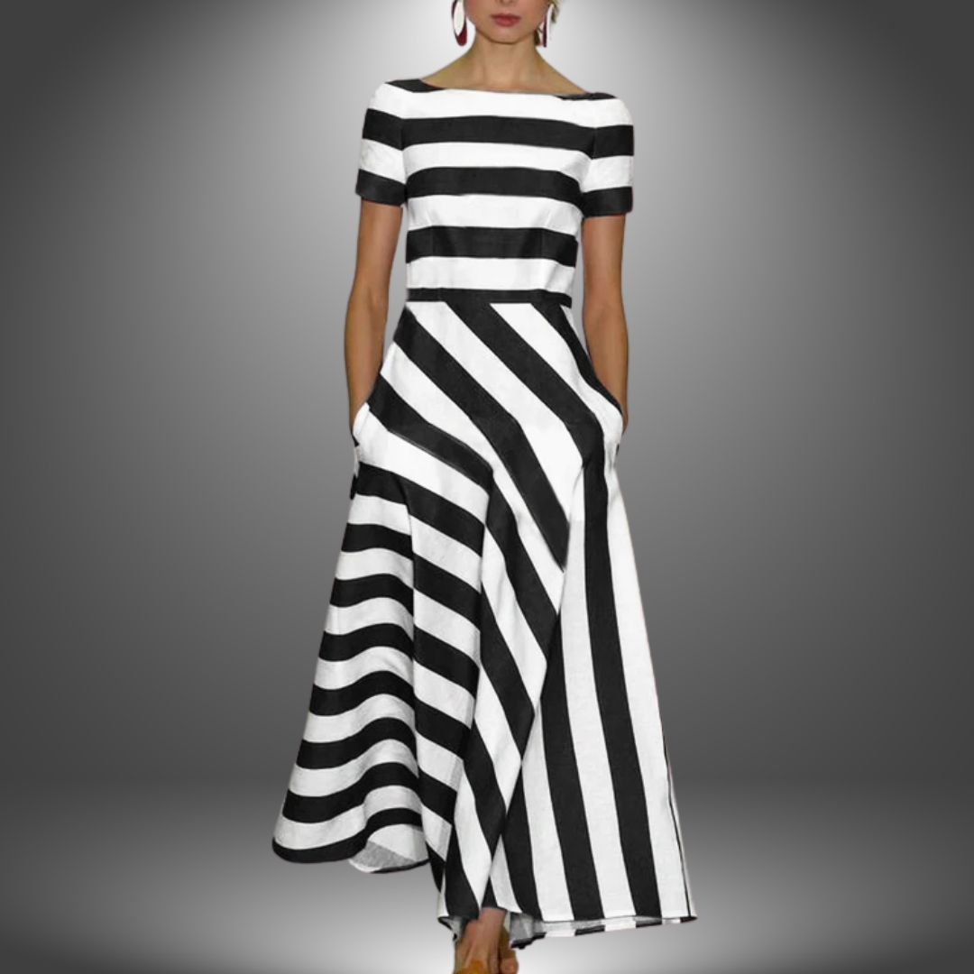 Victoria Light & Flowy Striped Dress