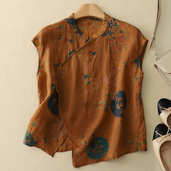 AMARA - LINEN TOP