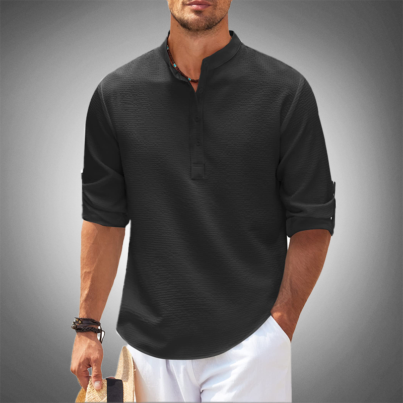 Richard | Stylish Casual Comfort Henley Shirt