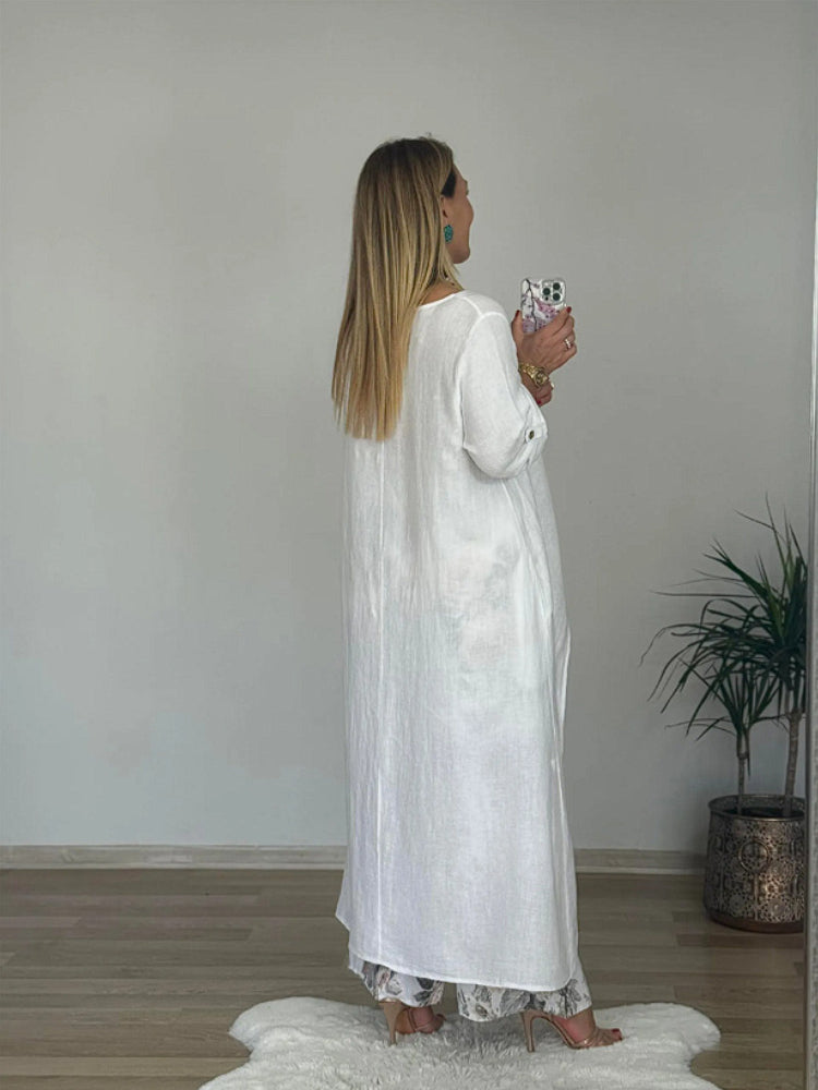 Charly™ | Long-sleeved Top And Printed Pants Set