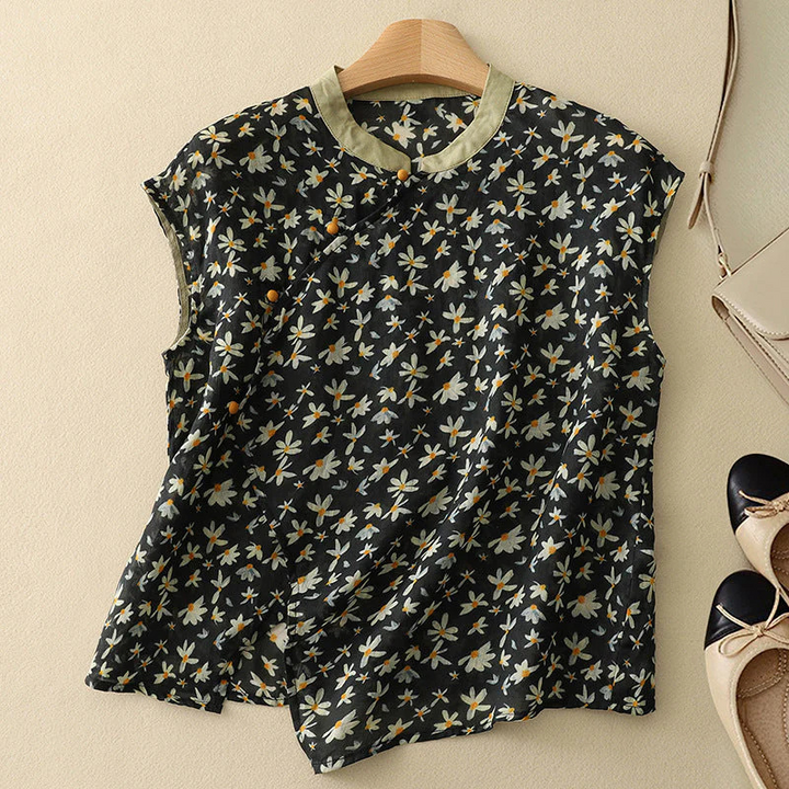 AMARA - LINEN TOP