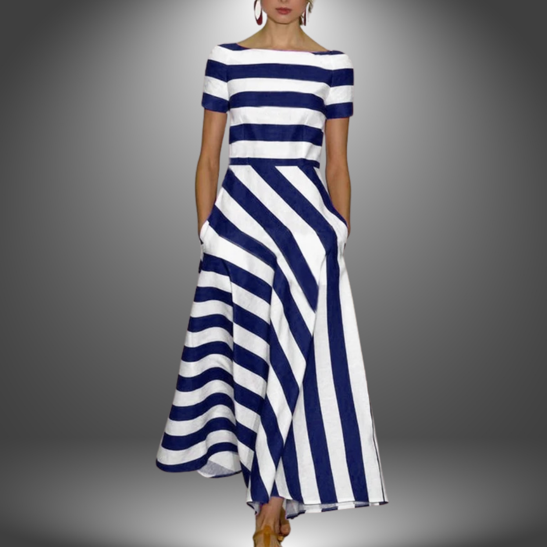 Victoria Light & Flowy Striped Dress