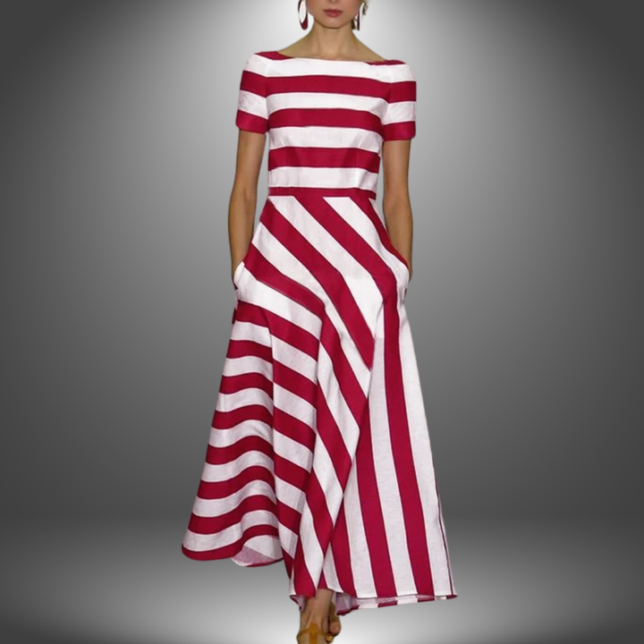 Victoria Light & Flowy Striped Dress