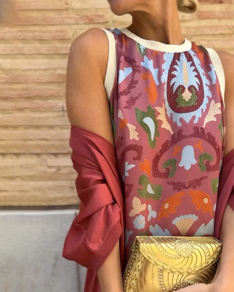 Belle | Two-piece urban print set