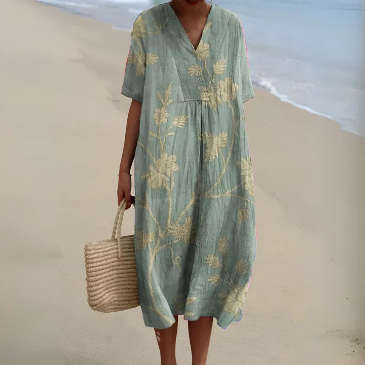 Anne | Elegant Geometric Dress