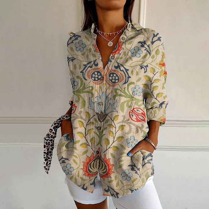 The Floral Art Shirt by Sofia Amoretti