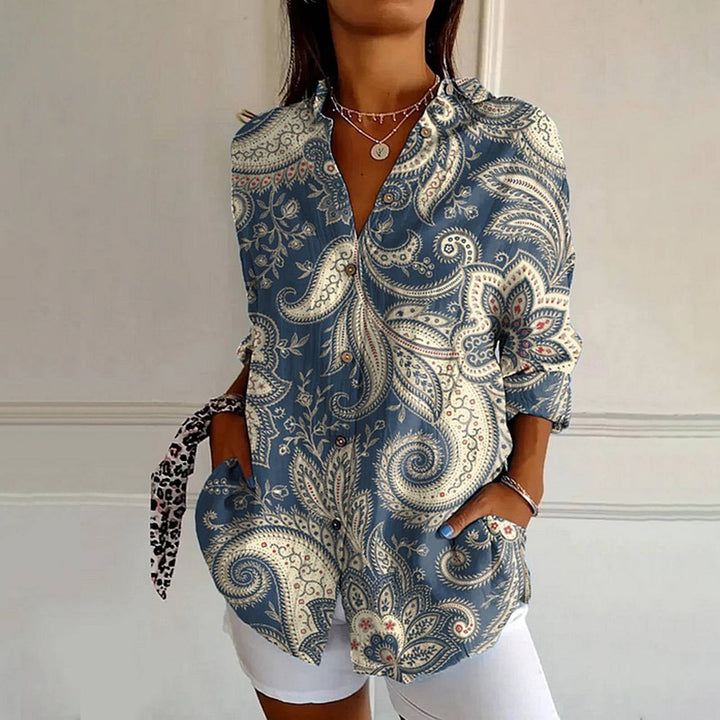 The Floral Art Shirt by Sofia Amoretti
