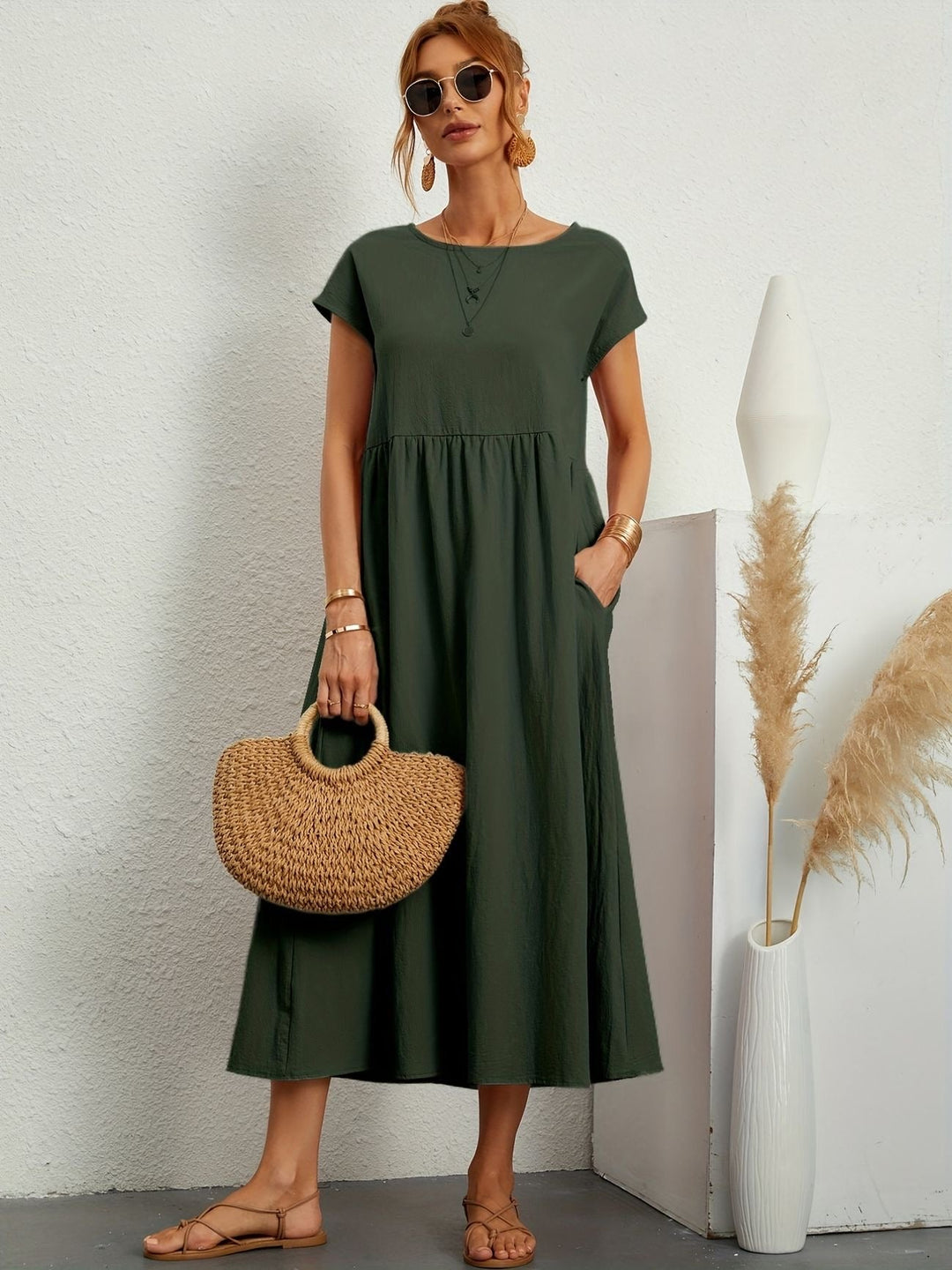 Alyssa | Relaxed Fit Midi Dress