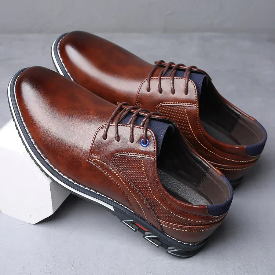 Owen | Stylish Black Lace-Up Dress Shoes