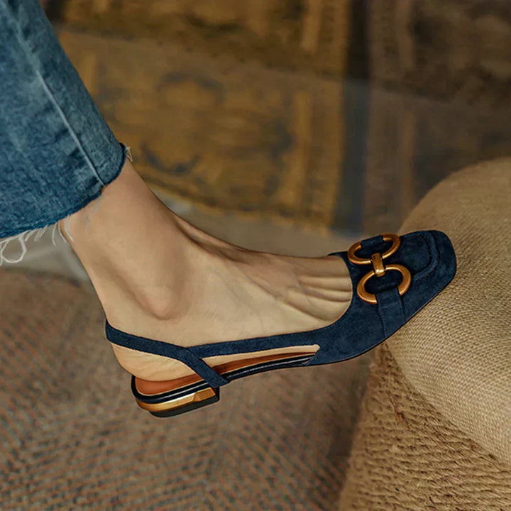 Avalance | Stylish Unique Detailing Slingback Flats