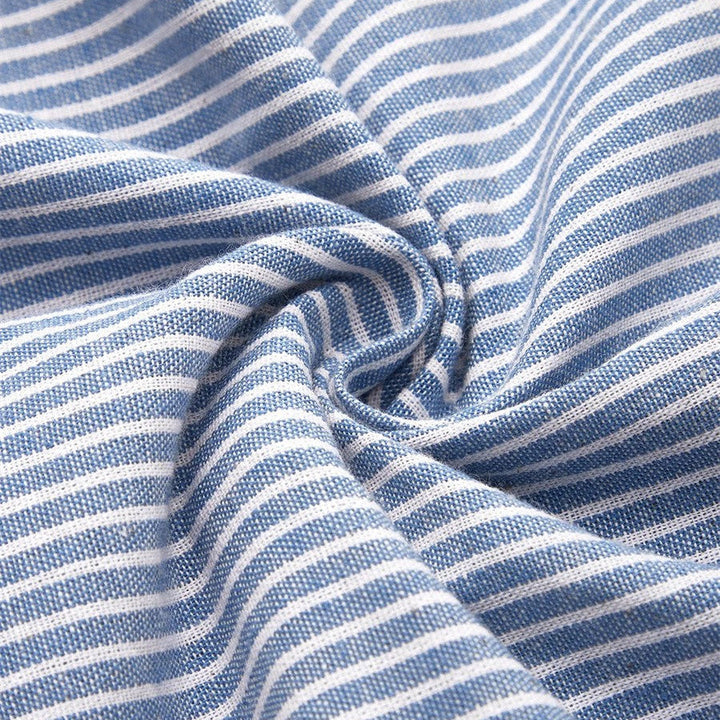 Lunna | Striped Cotton Midi Dress