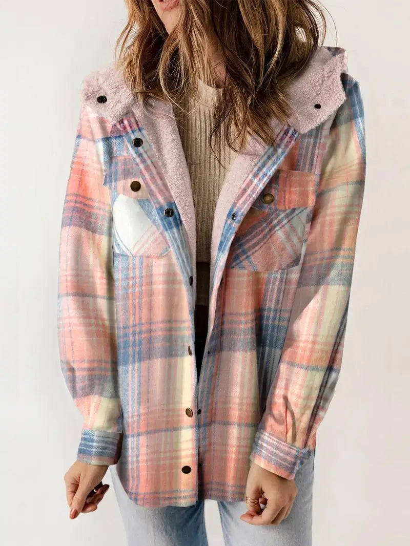 Wooly | Cozy Plaid Fleece-Lined Jacket