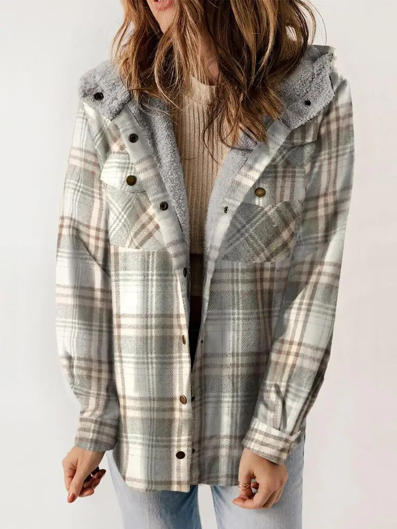 Wooly | Cozy Plaid Fleece-Lined Jacket
