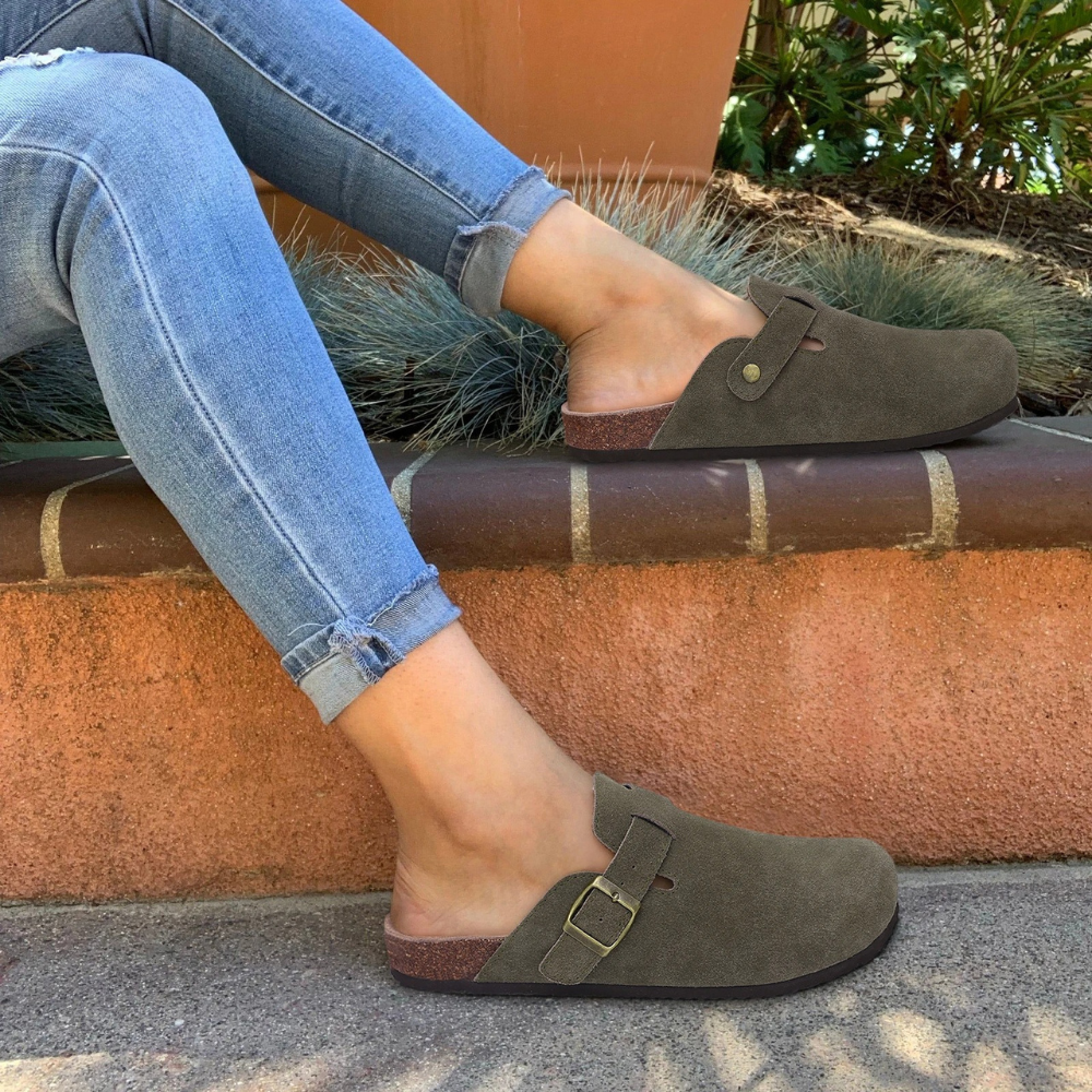 Brooklyn™ | Stylish Slip-On Cork Sandals