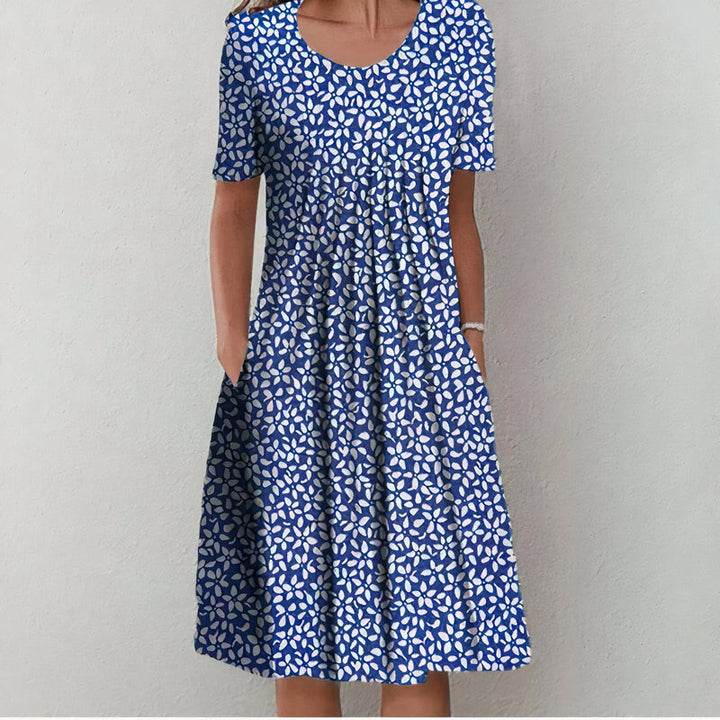 Wairi | Elegant Cotton Floral Dress